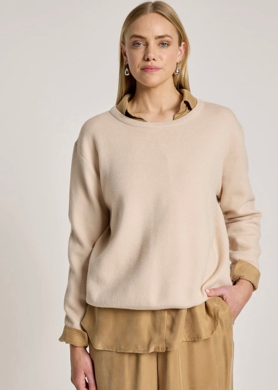 Zala Jumper ~ Bisque