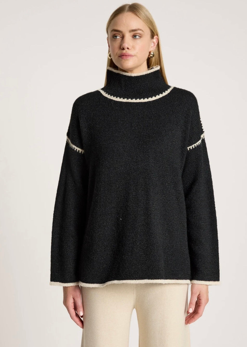 Orin Jumper ~ Black/Dune