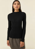 Juno Knit Top ~ Onyx