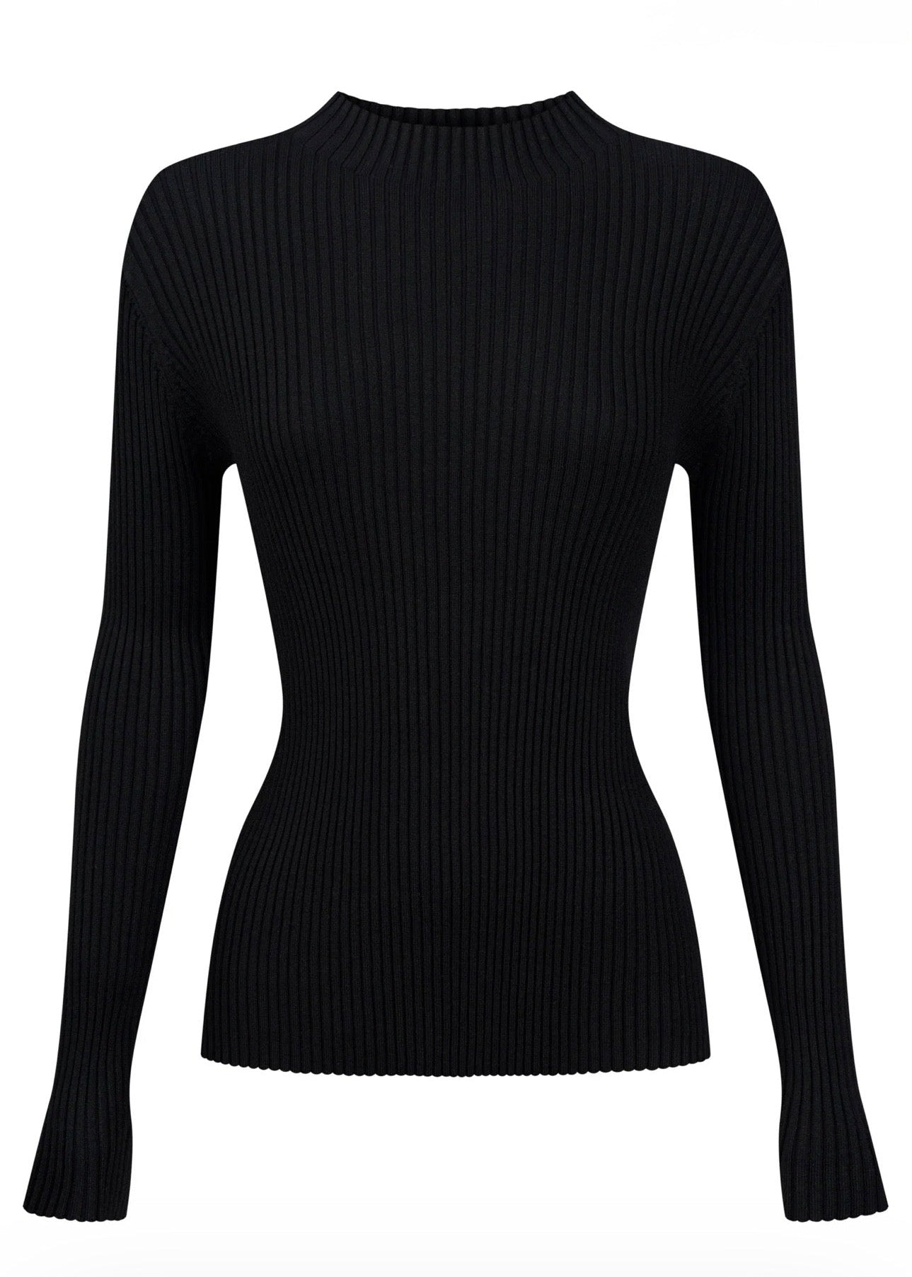 Juno Knit Top ~ Onyx