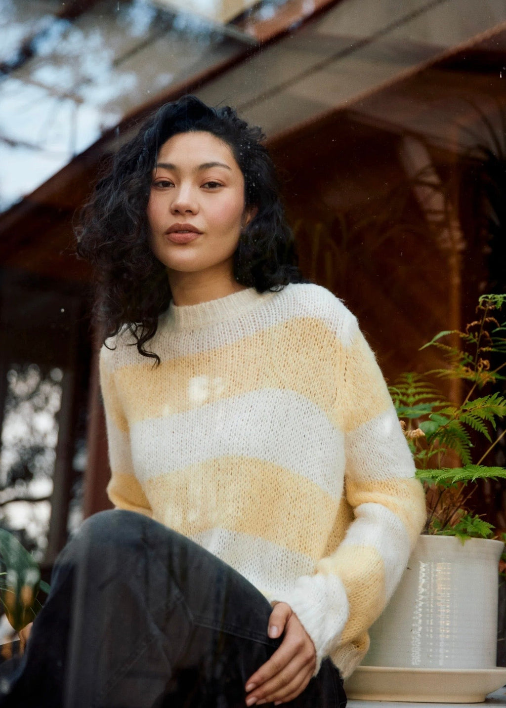 Pallas Stripe Jumper ~ Butter