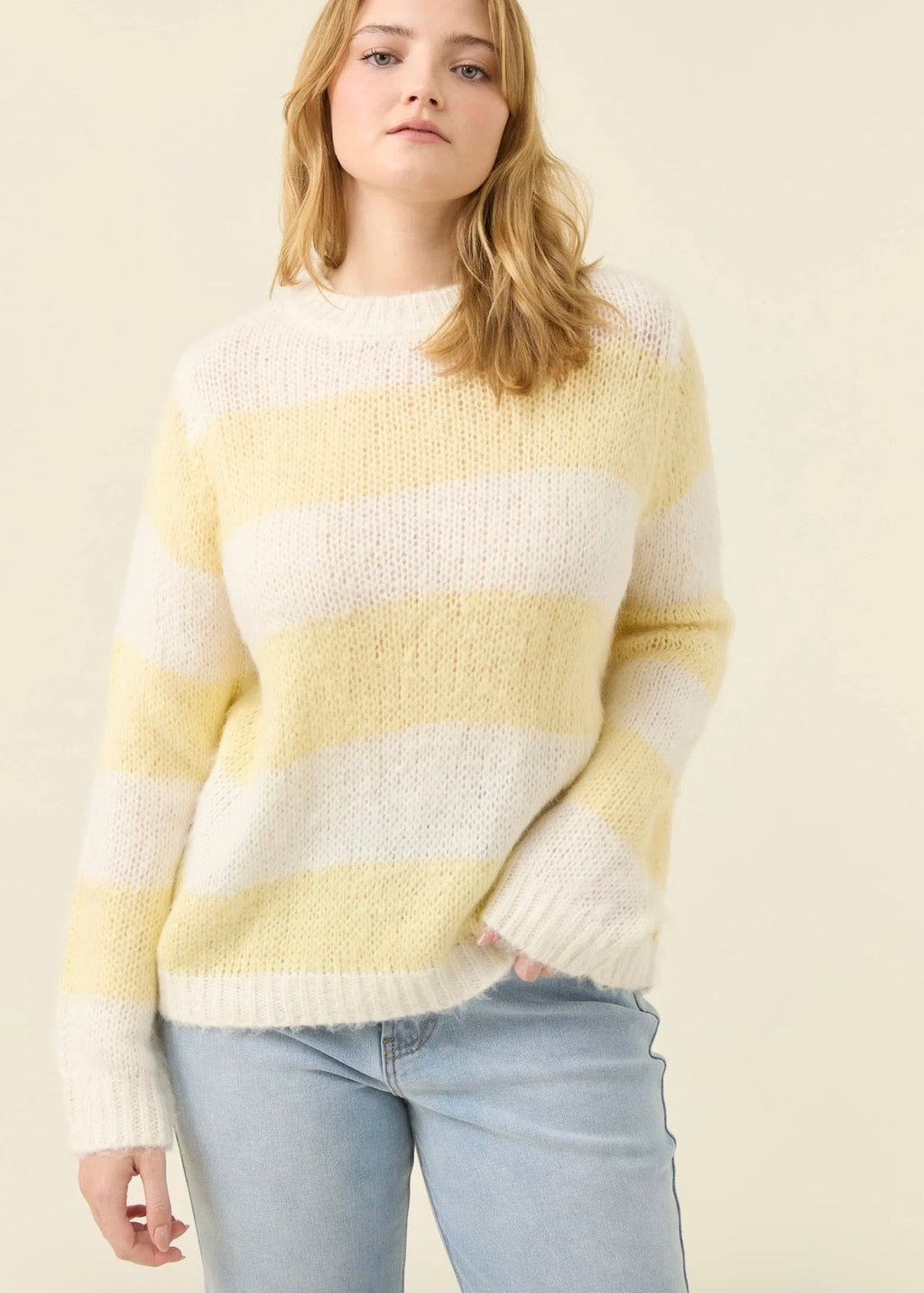 Pallas Stripe Jumper ~ Butter