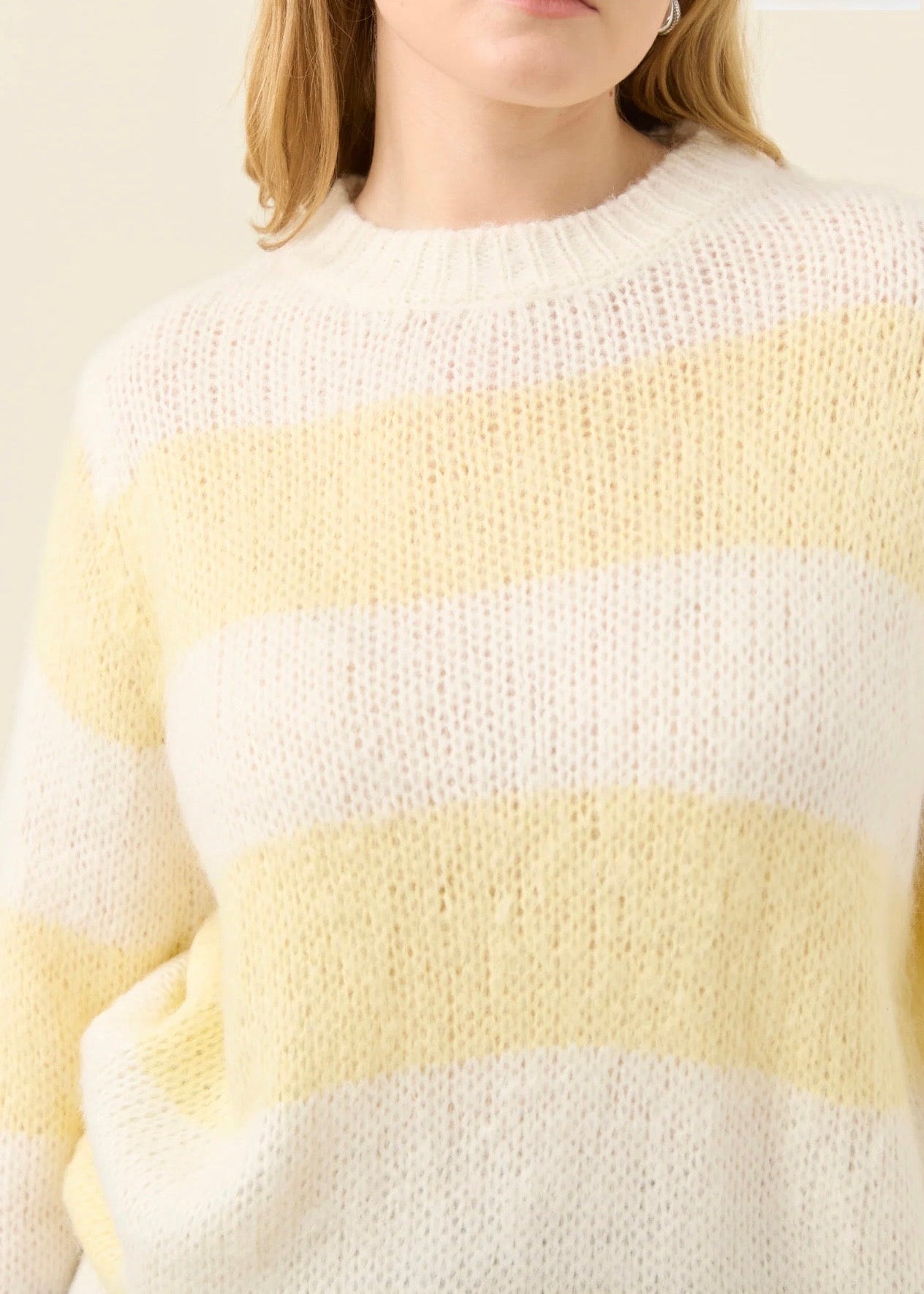 Pallas Stripe Jumper ~ Butter
