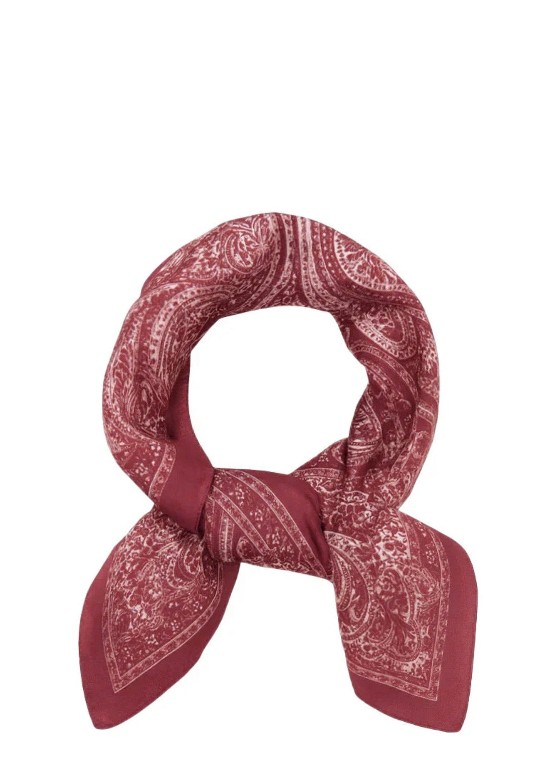 Paisley Scarf ~ Burgundy