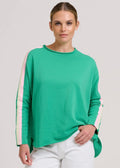Raw Tape Long Sleeve Sweatshirt ~ Pea Green