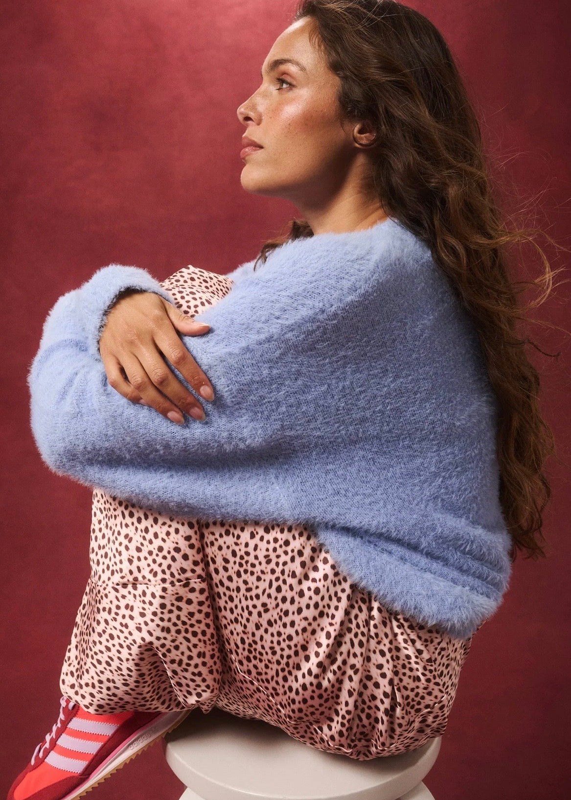 Ayla Knit Sweater ~ Anchor