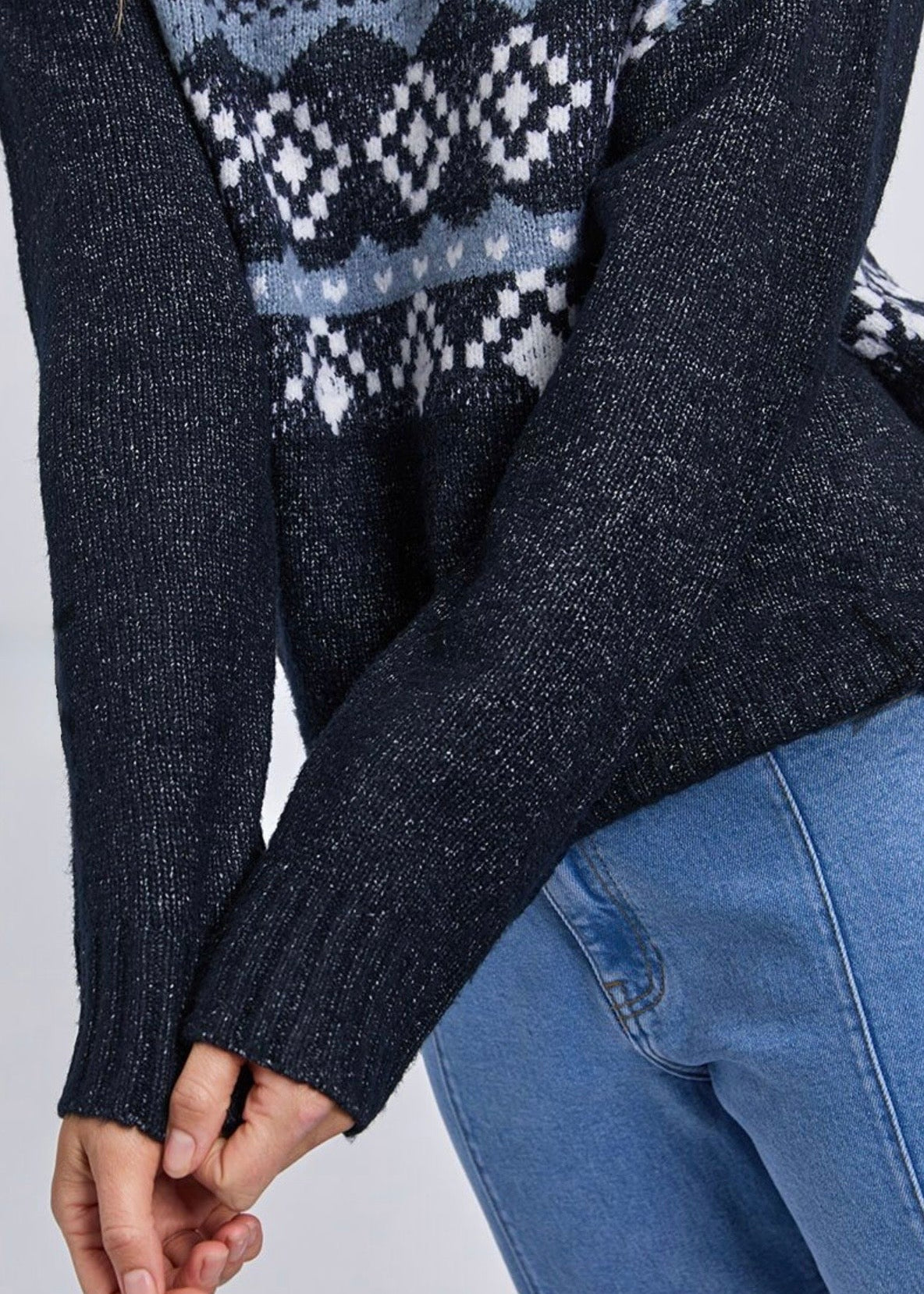Panorama Knit ~ Navy