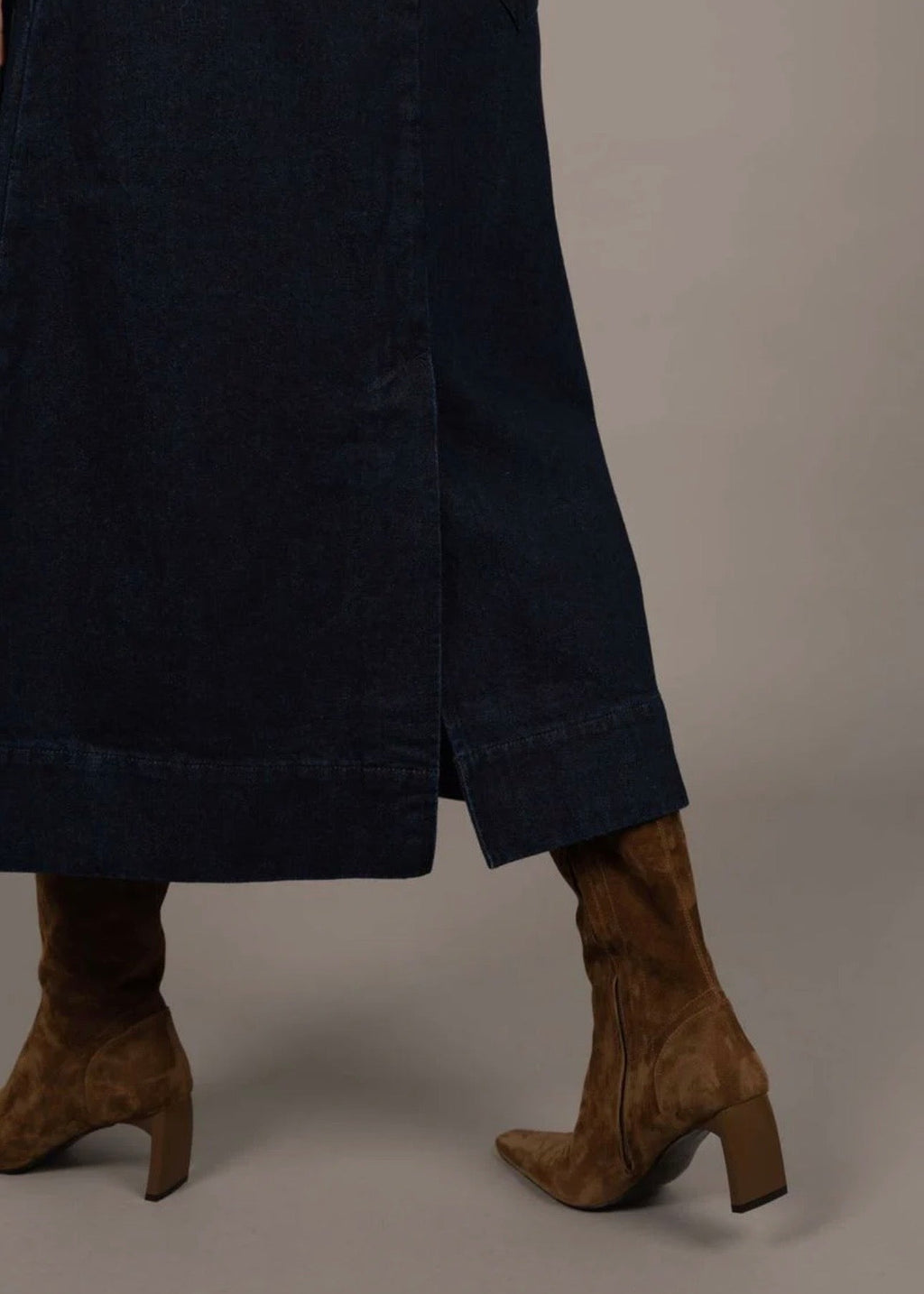 Edit Denim Skirt ~ Dark Blue