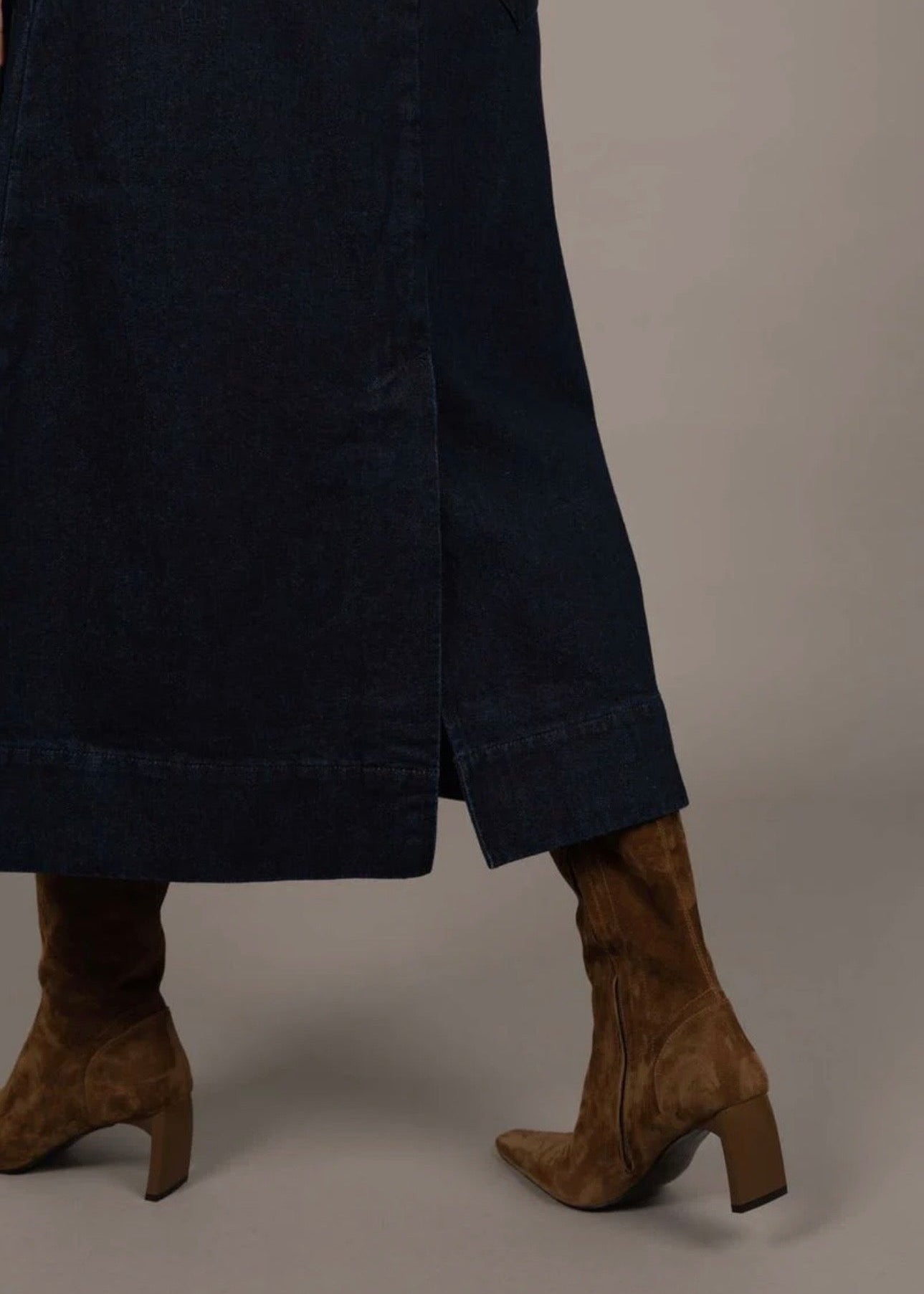 Edit Denim Skirt ~ Dark Blue
