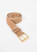 Classic Suede Belt ~ Camel