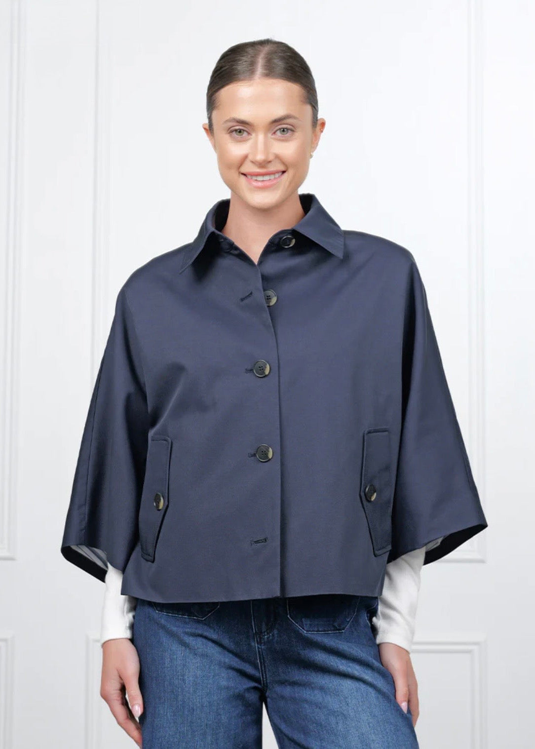 Mia Swing Jacket ~ Navy