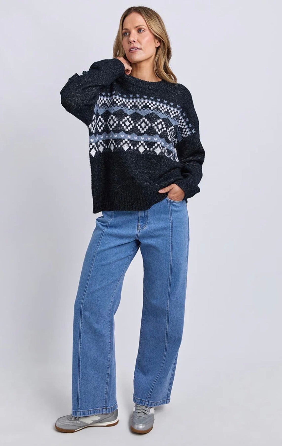 Panorama Knit ~ Navy