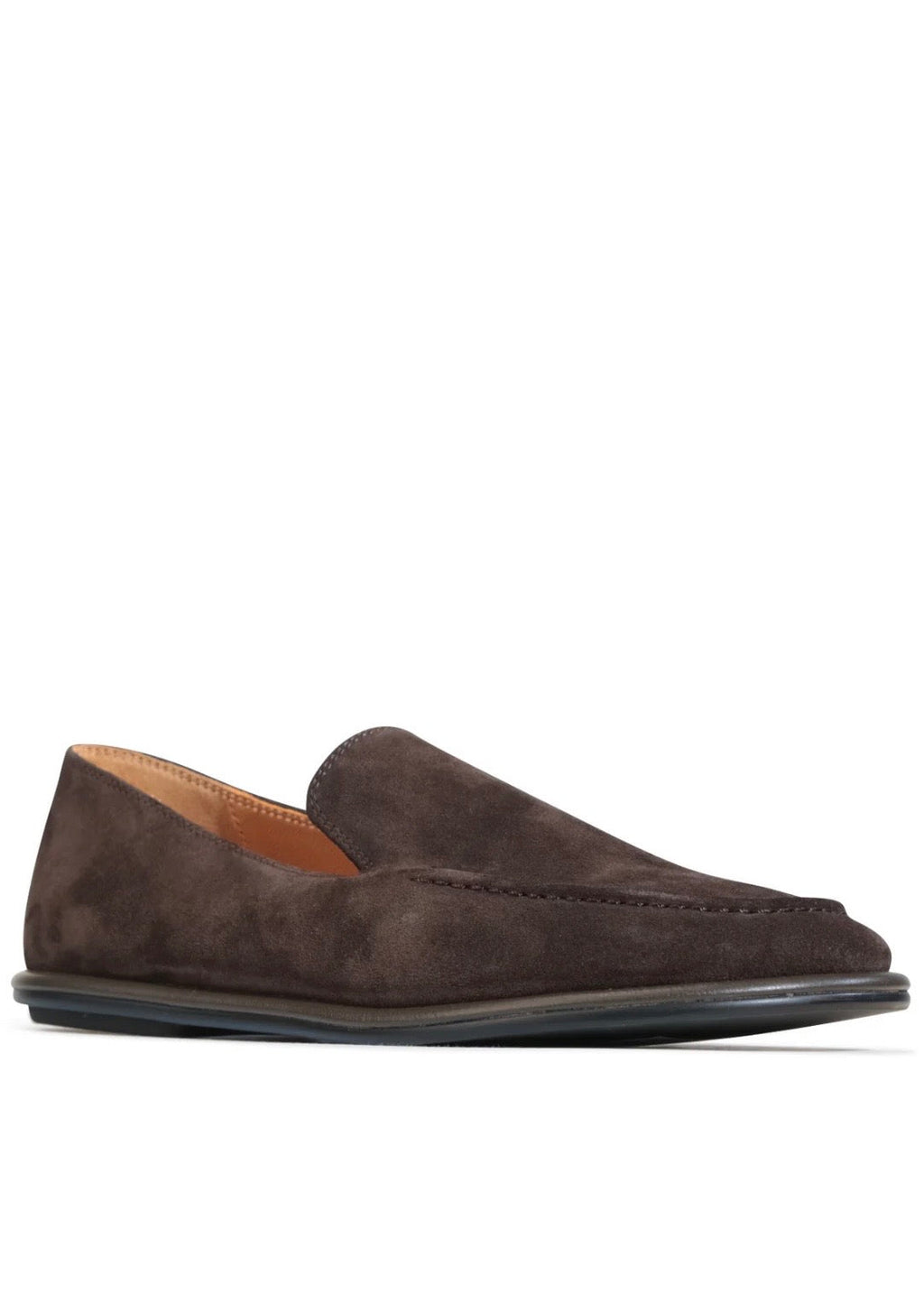 Felicity Suede Loafer ~ Mahogany