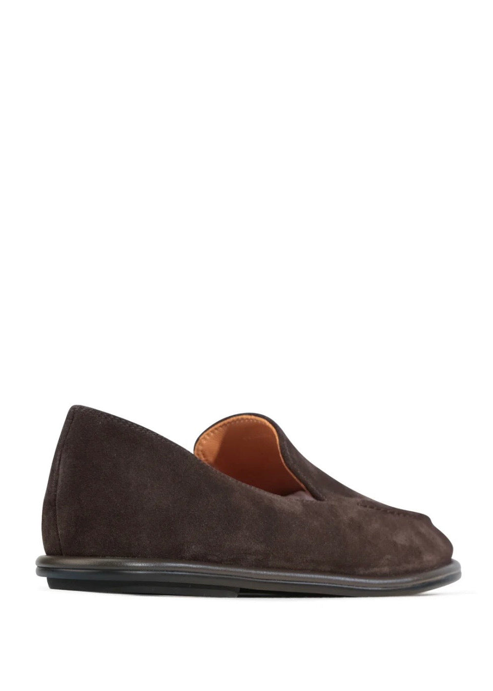 Felicity Suede Loafer ~ Mahogany