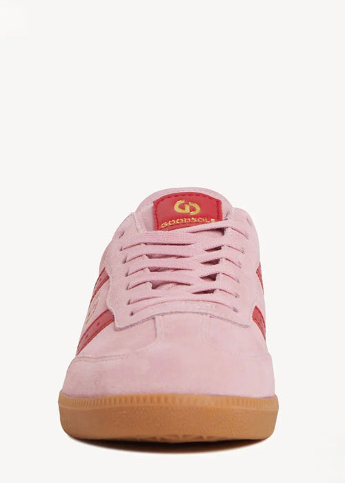 2001 Parallel Sneaker ~ Pink Suede/Red Leather