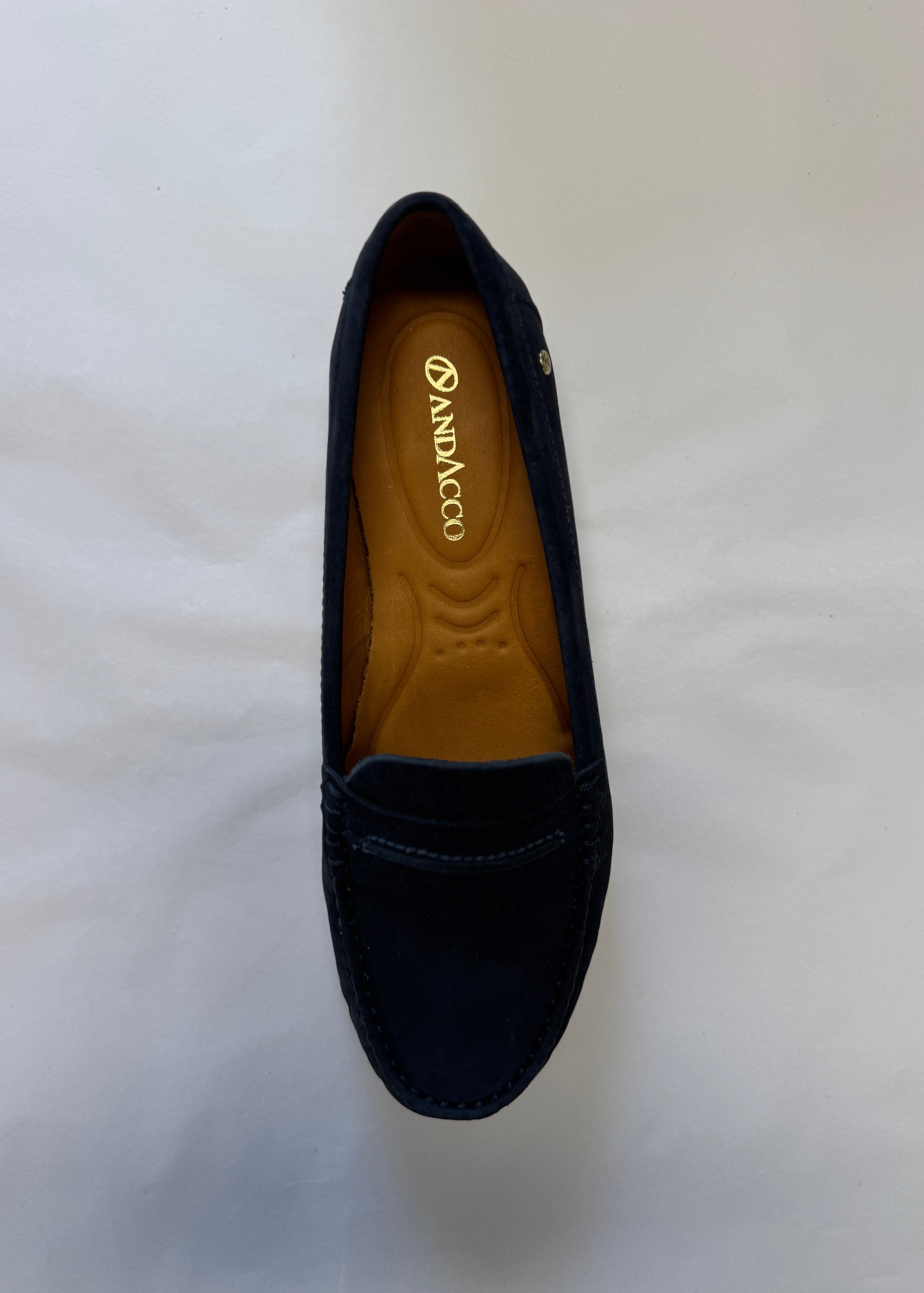 April Loafer ~ Nobuck Navy