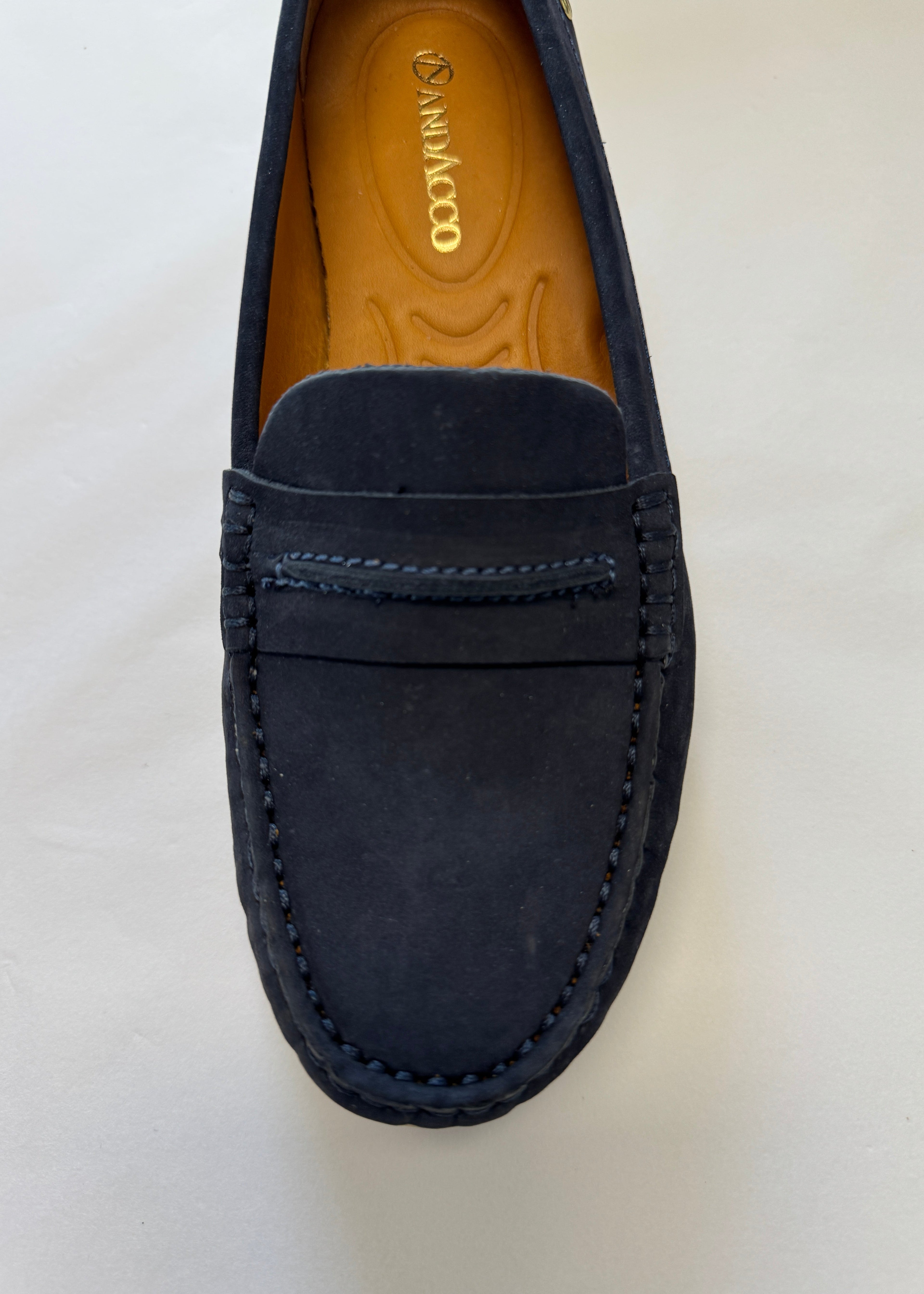 April Loafer ~ Nobuck Navy