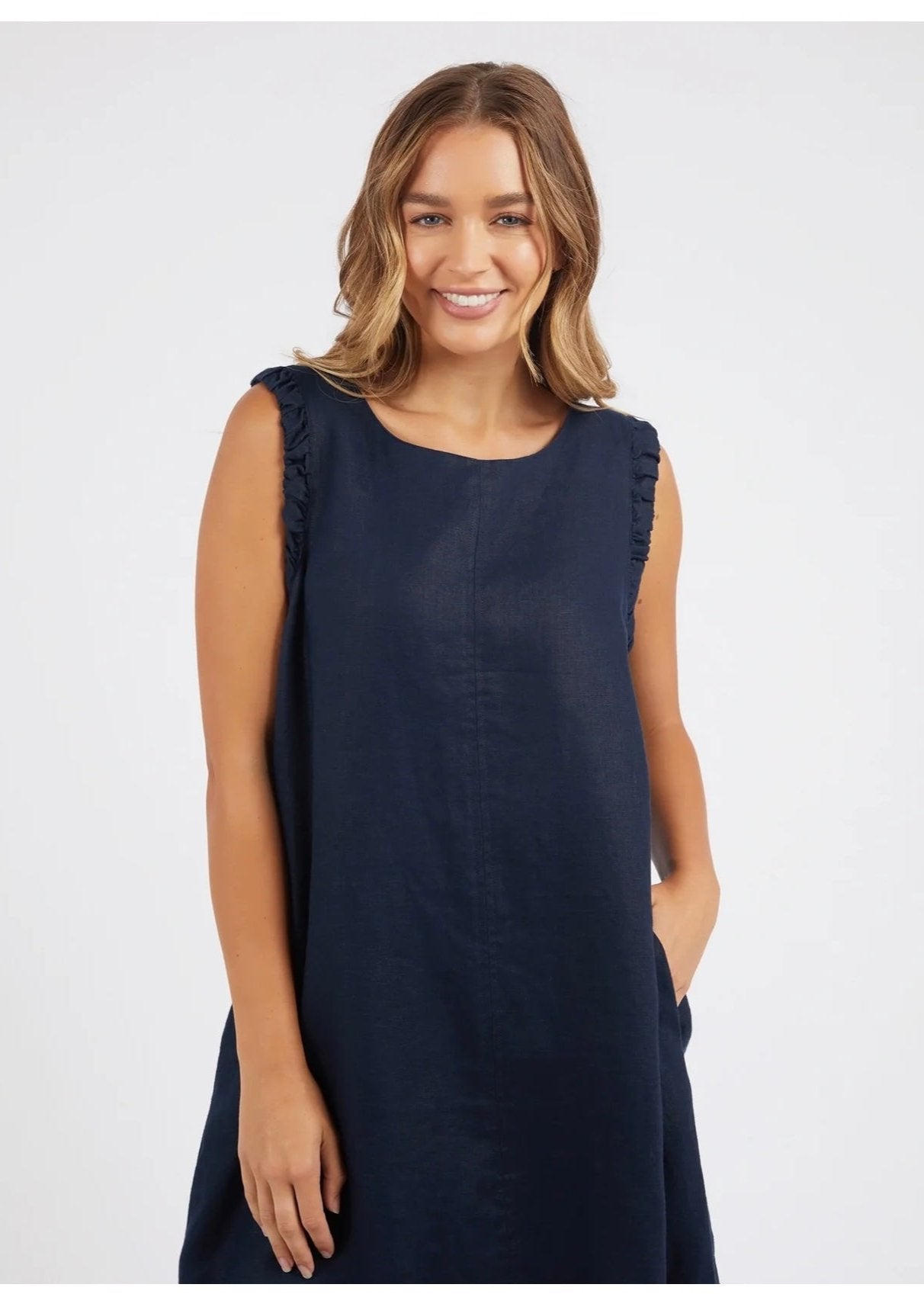 Bastia Dress ~ Navy