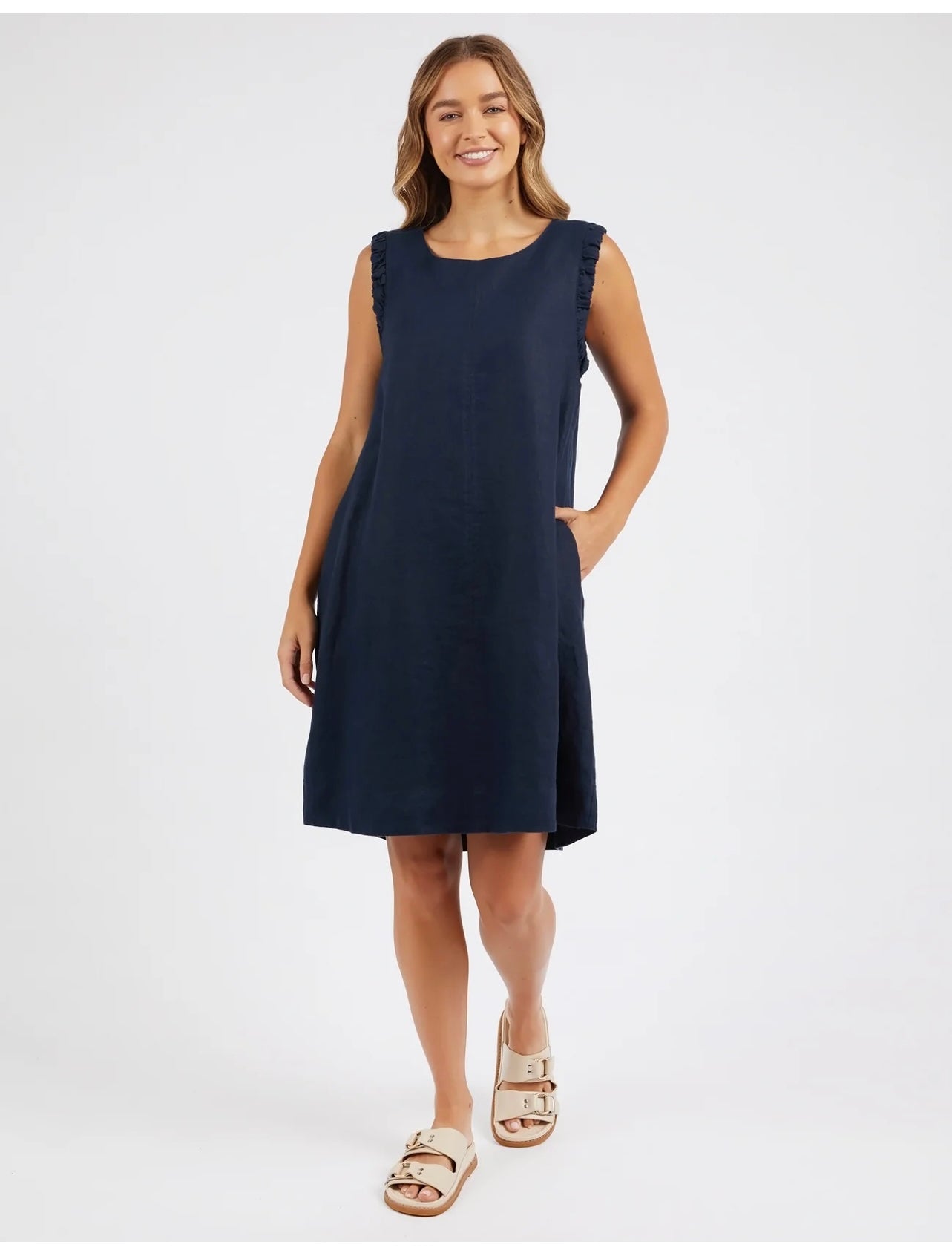 Bastia Dress ~ Navy