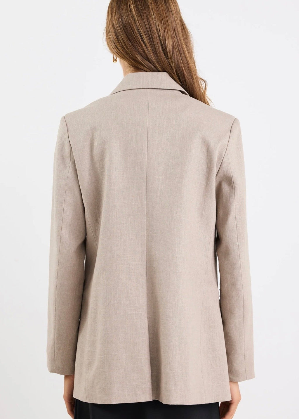 Dock Ramie Blazer ~ Taupe