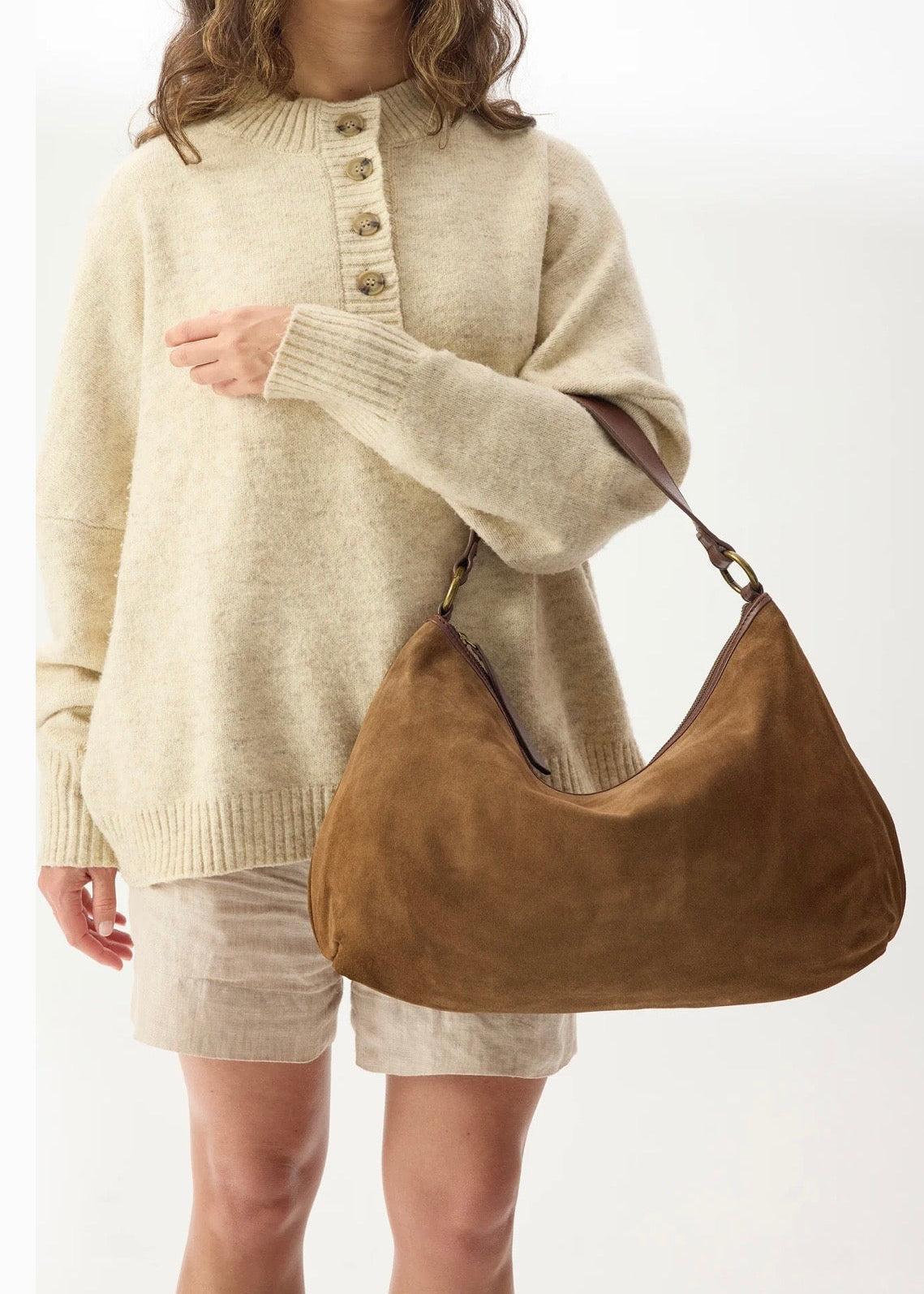 Suede Slouchy ~ Chestnut