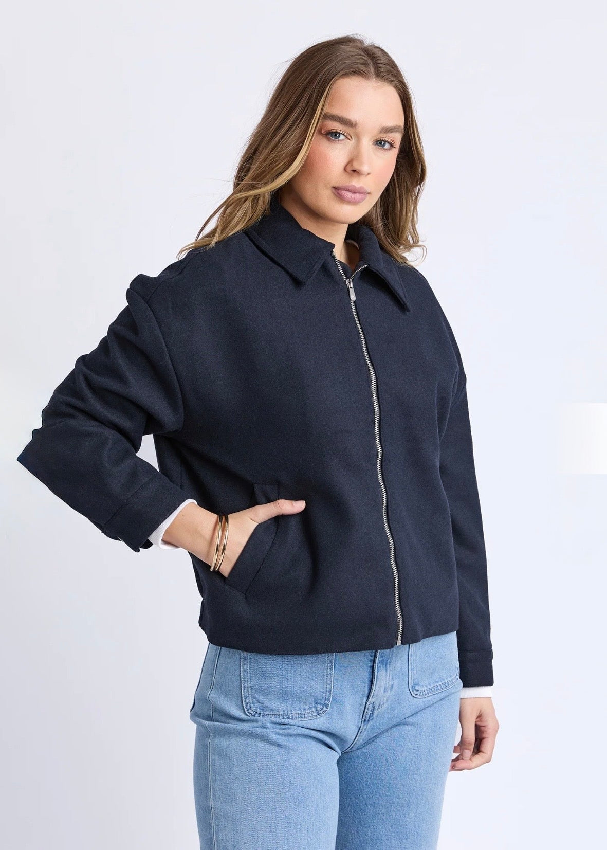 Pippa Jacket ~ Dark Sapphire