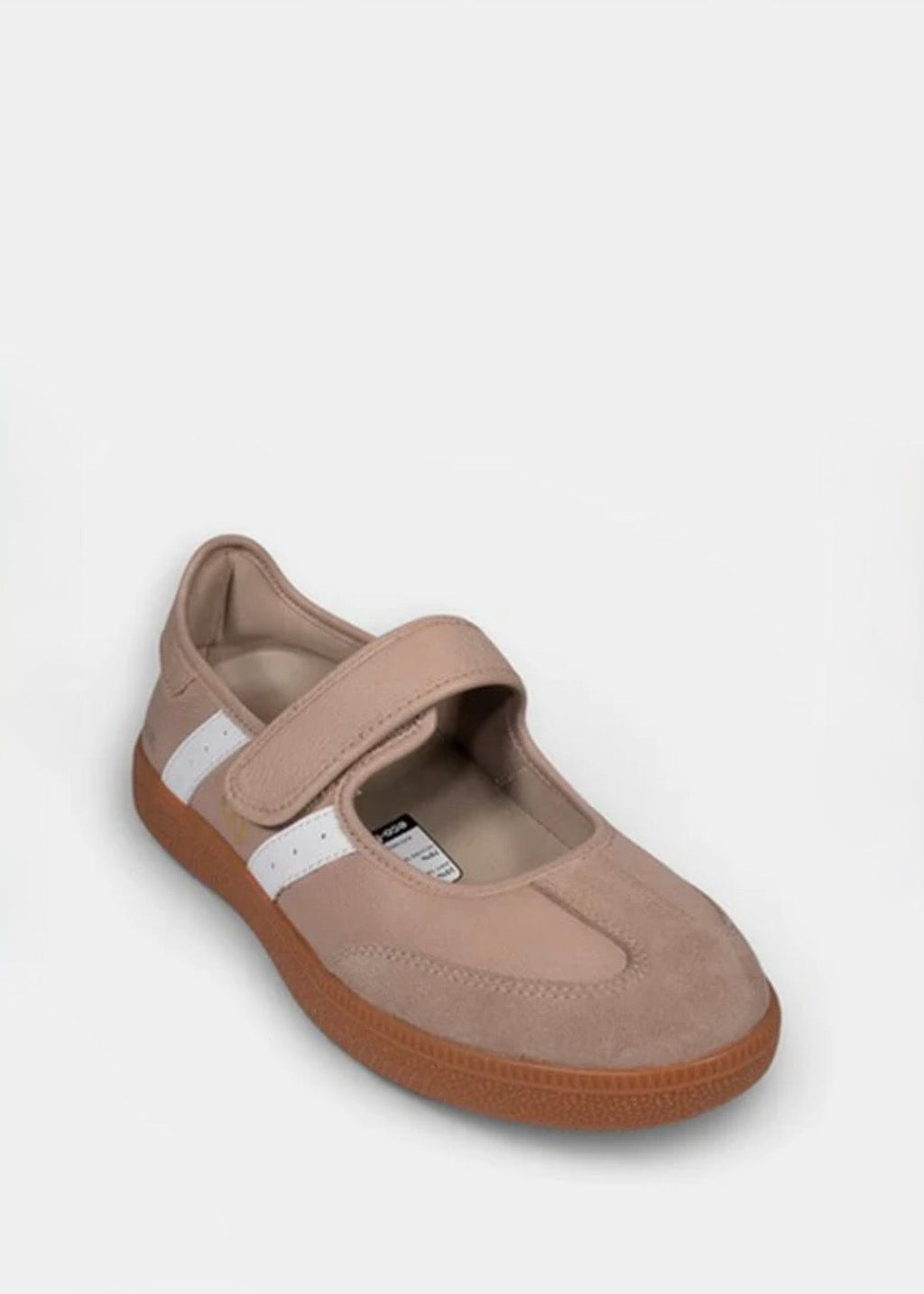 2001 Parlay Leather Suede Sneaker - Stucco/White