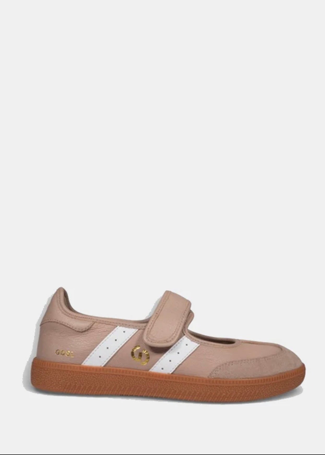 2001 Parlay Leather Suede Sneaker - Stucco/White
