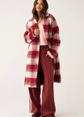 Greta Coat ~ Berry Check