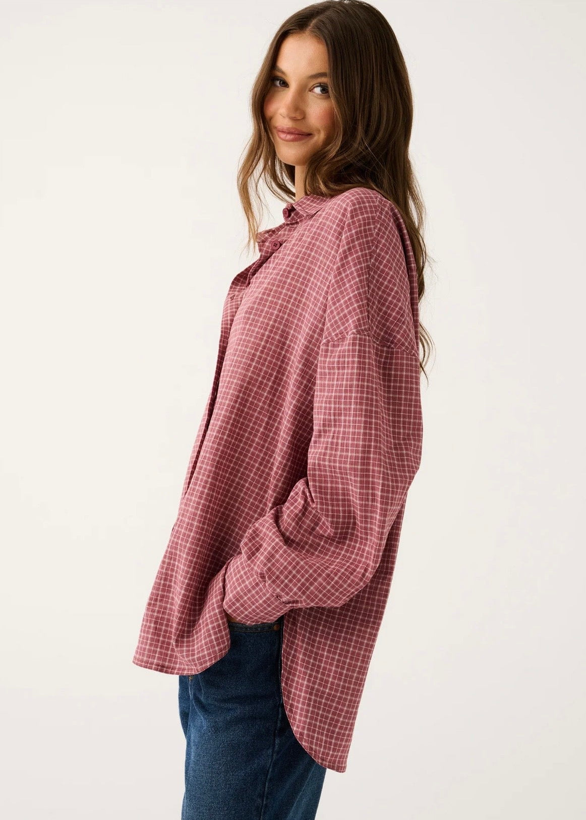 Darby Shirt ~ Mulberry Check