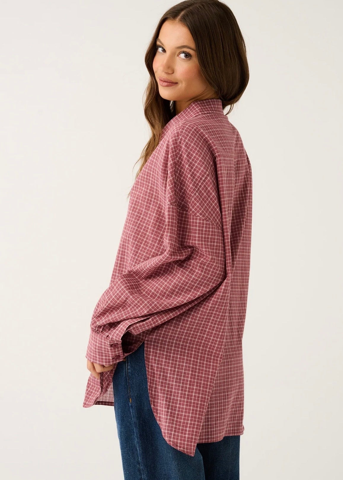 Darby Shirt ~ Mulberry Check
