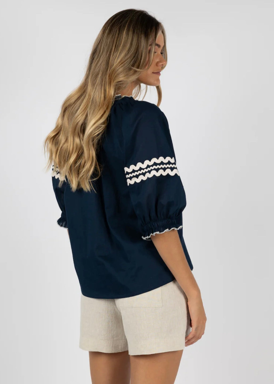 Ziggy Blouse ~ Navy