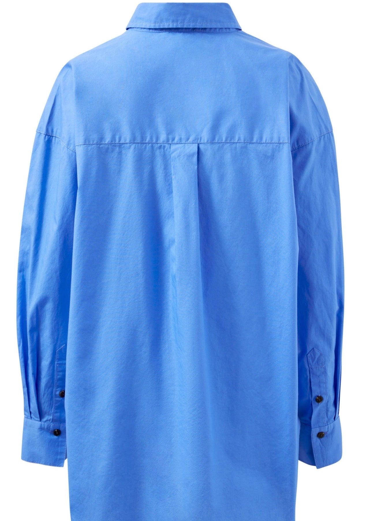 Peta Oversized Shirt ~ Amalfi Blue