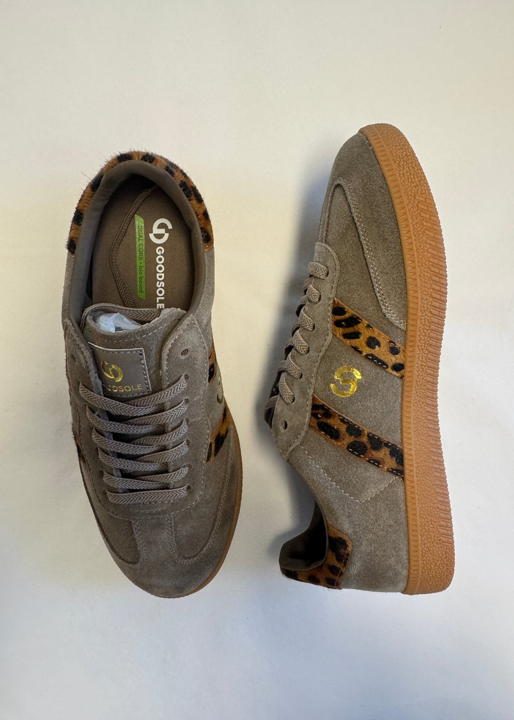 2001 Parallel Sneaker ~ Walnut/Leopard Suede