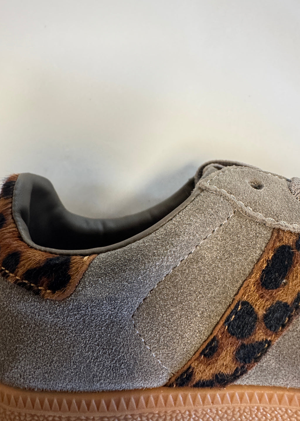 2001 Parallel Sneaker ~ Walnut/Leopard Suede