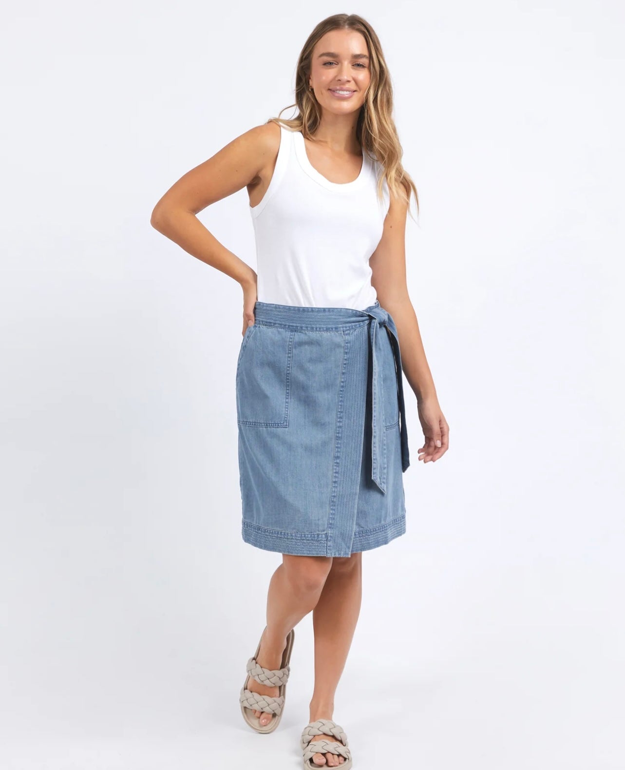 Marieka Skirt ~ Light Blue