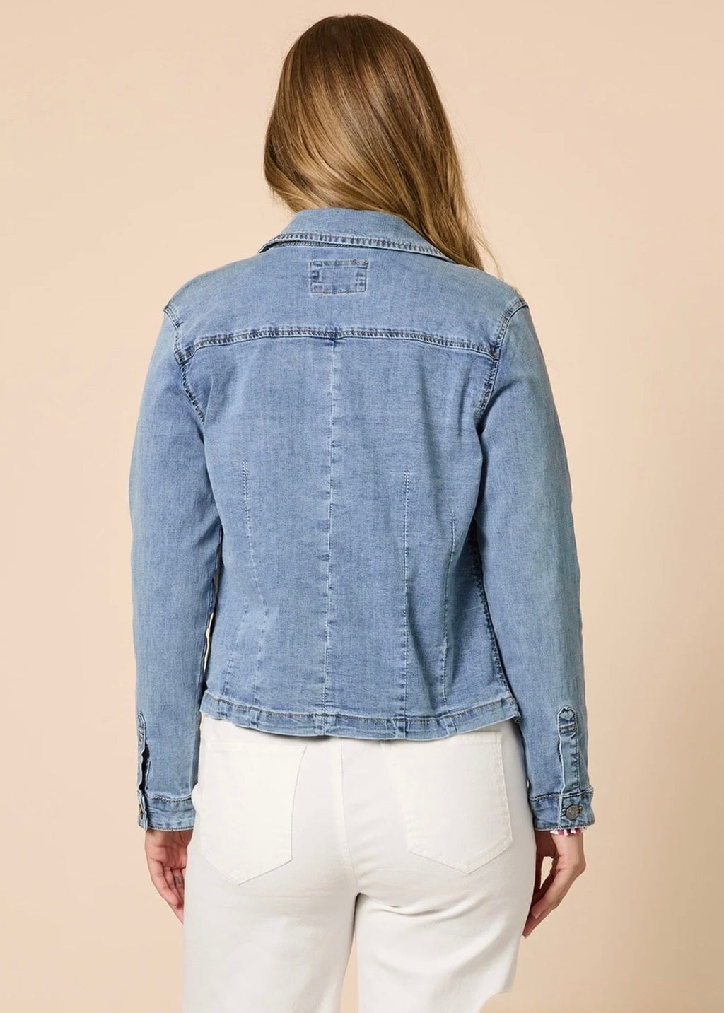 Retro Denim Jacket ~ Washed Denim