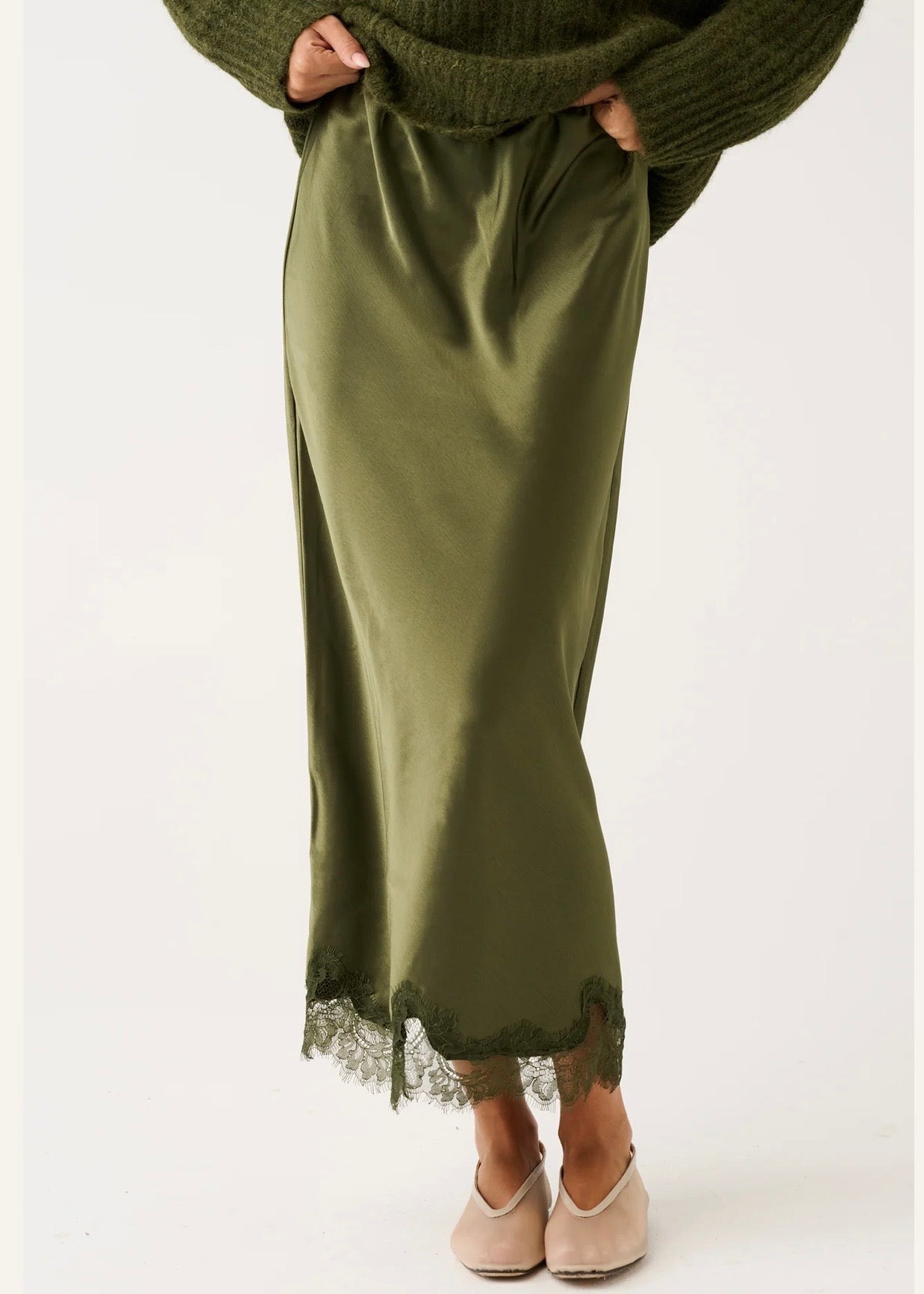 Luna Skirt ~ Khaki