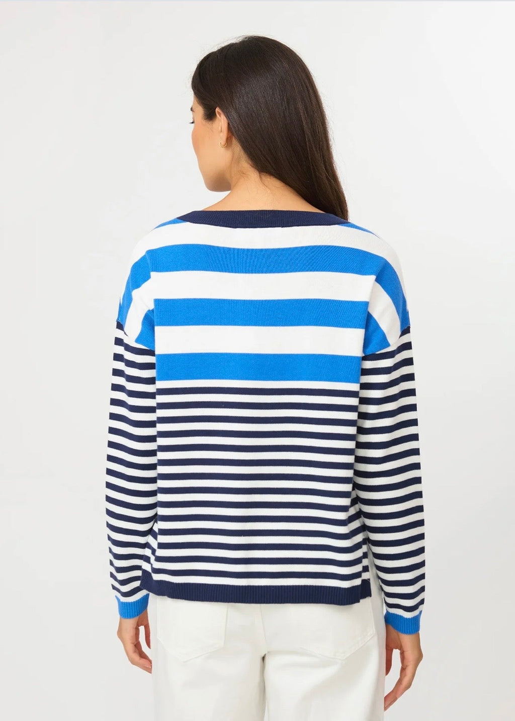 High Street Jumper ~ Cobalt/Navy