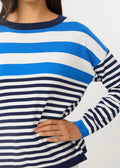 High Street Jumper ~ Cobalt/Navy