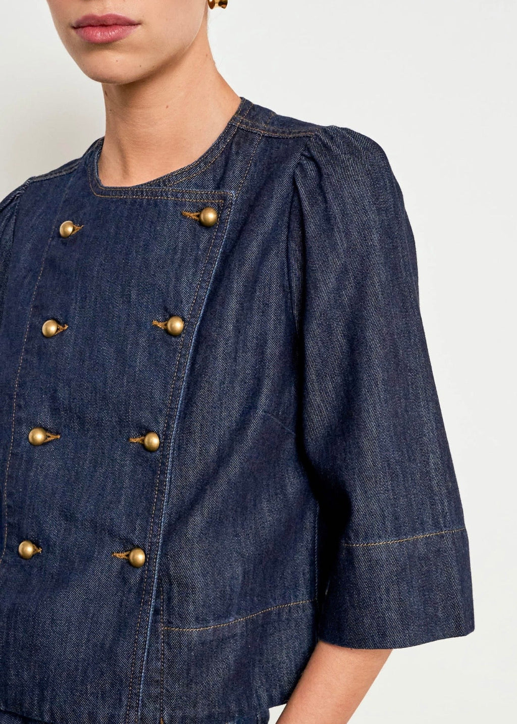 Plunge Jacket ~ Dark Denim