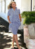 Karina Dress ~ Navy Stripe