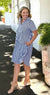 Karina Dress ~ Navy Stripe
