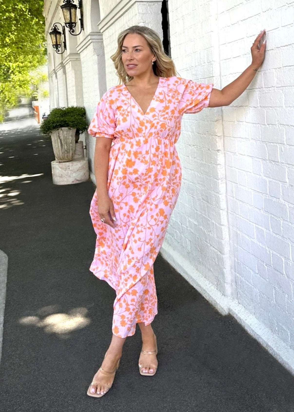 Geelan Dress ~ Orange