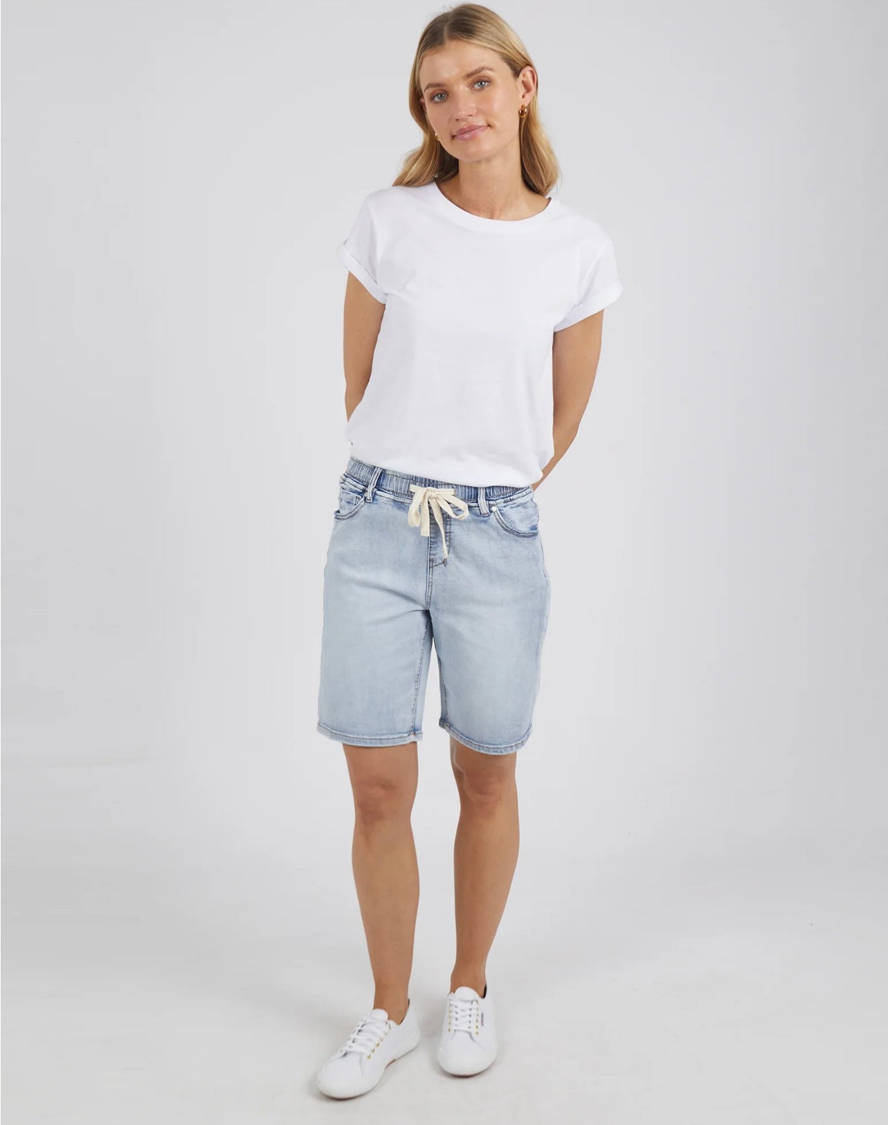 Gabby Bermunda Short ~ Light Denim