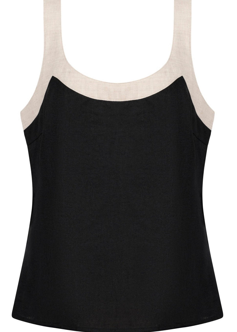 Maris Splice Tank ~ Black/Tusk