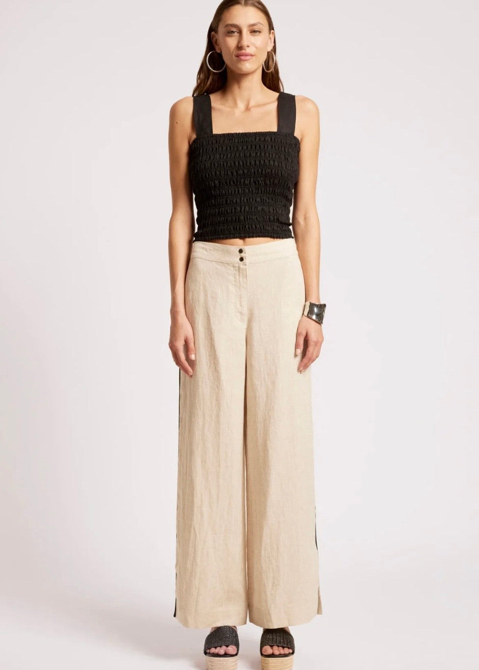 Maris Splice Pant ~ Tusk/Black