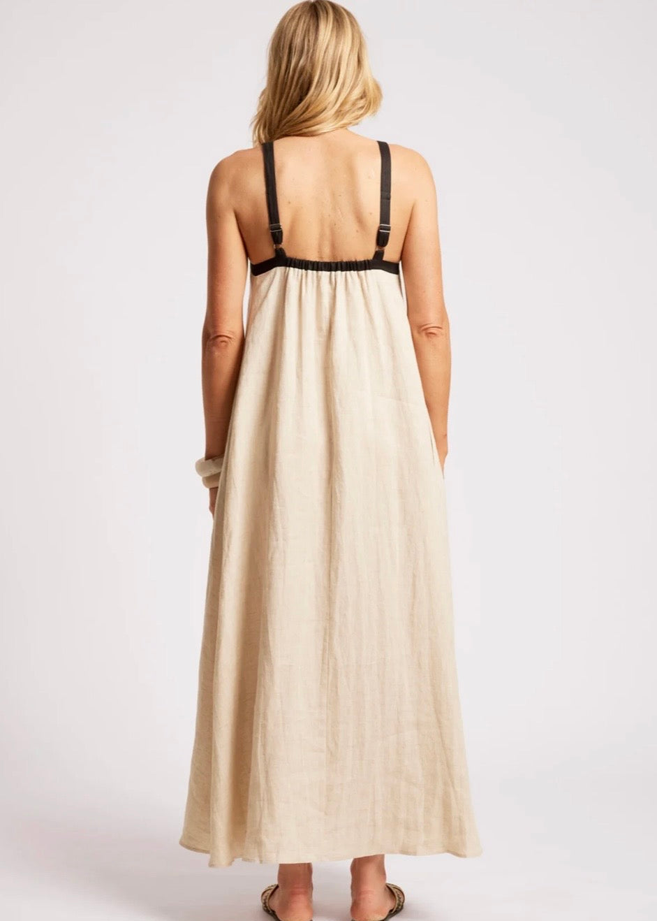 Maris Splice Tank Maxi ~ Tusk/Black