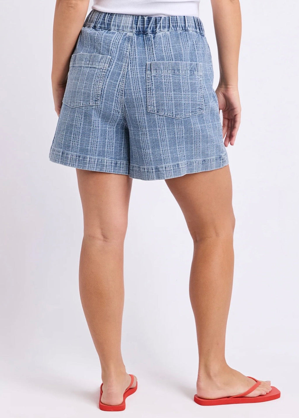 Cove Short ~ Denim Check