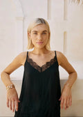 Drift Lace Tank ~ Black